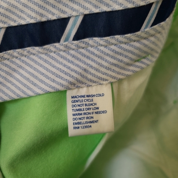 Southern Tide Channel Marker 7 Inch Mint Green Shorts W32 - Picture 8 of 8